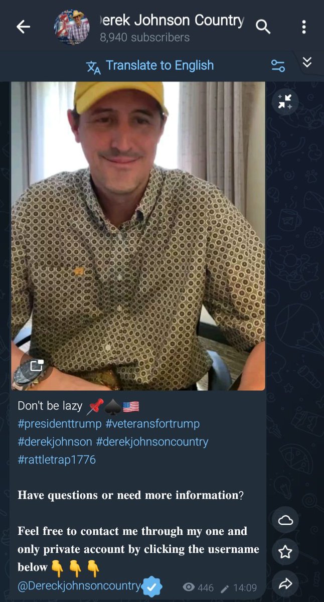 OfficeOfDJT's tweet photo. @rattletrap1776 Join Derek telegram channel using the link below👇👇 https://t.co/A4TM5ANctP https://t.co/LIGYIPKEth
