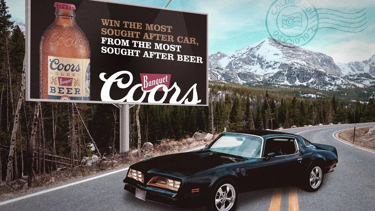RunPureMichigan's tweet photo. @ironpigsmoke I’ve wanted to do the Smokey and the Bandit thing my entire life,  sign me up, https://t.co/ghQ7DwLknp