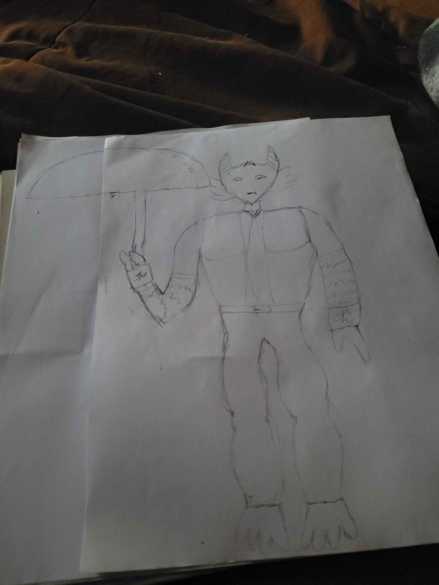 TyX79's tweet photo. @GalacticMichi Remember, whenever you feel bad about your, it could be worse, you can have my art skills (none). This is supposed to be a female drow in a business suit, and her dragonborn butler https://t.co/gHtokxL6xj