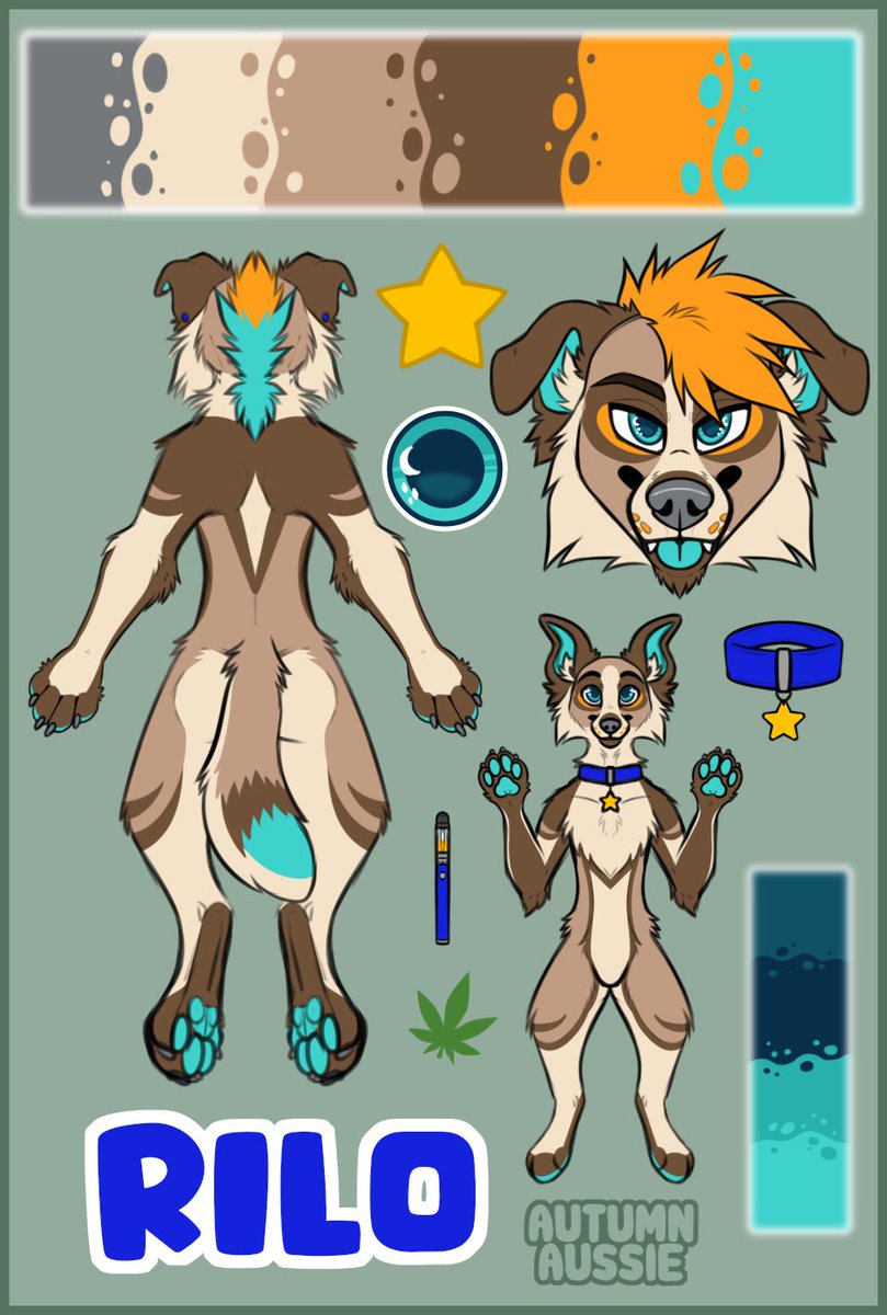 Rilo_Wolf's tweet photo. @sotmyr Ohayo! Thanks for the opportunity! Your style is sooo fucking adorable! You’re definitely on my commission list when you open! Here’s my bean just to show him off :3 https://t.co/2VAcv4MpPl