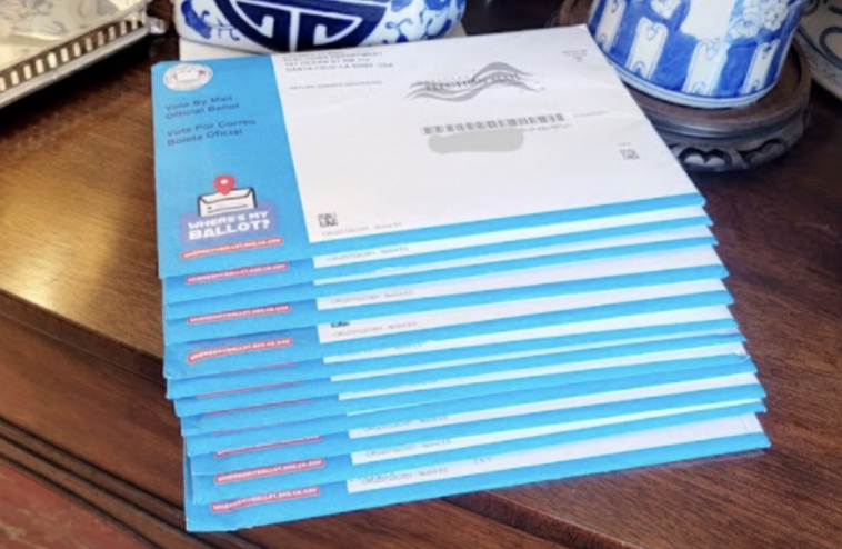 CaliforniaGlobe's tweet photo. California Ballots Mailed to Ex-Residents Nationwide as DOJ Demands Full Audit

.@LeighWolf a 10-year VA resident and voter contacted CA twice, still receives ballots. 

Main stream media continues to ignore these stories we've covered for years. 

@CaliforniaGlobe link 👇 https://t.co/kkcFs3vAKC