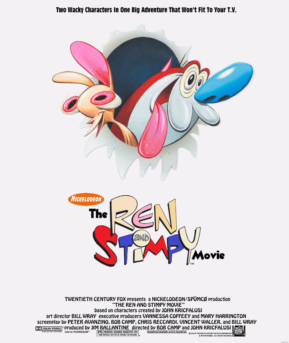 Funni288271's tweet photo. The Ren &amp; Stimpy Movie is releasing worldwide in theaters tomorrow! 🎥 🍿 
Will you be watching? 🤔 https://t.co/jU5H2r1PCC