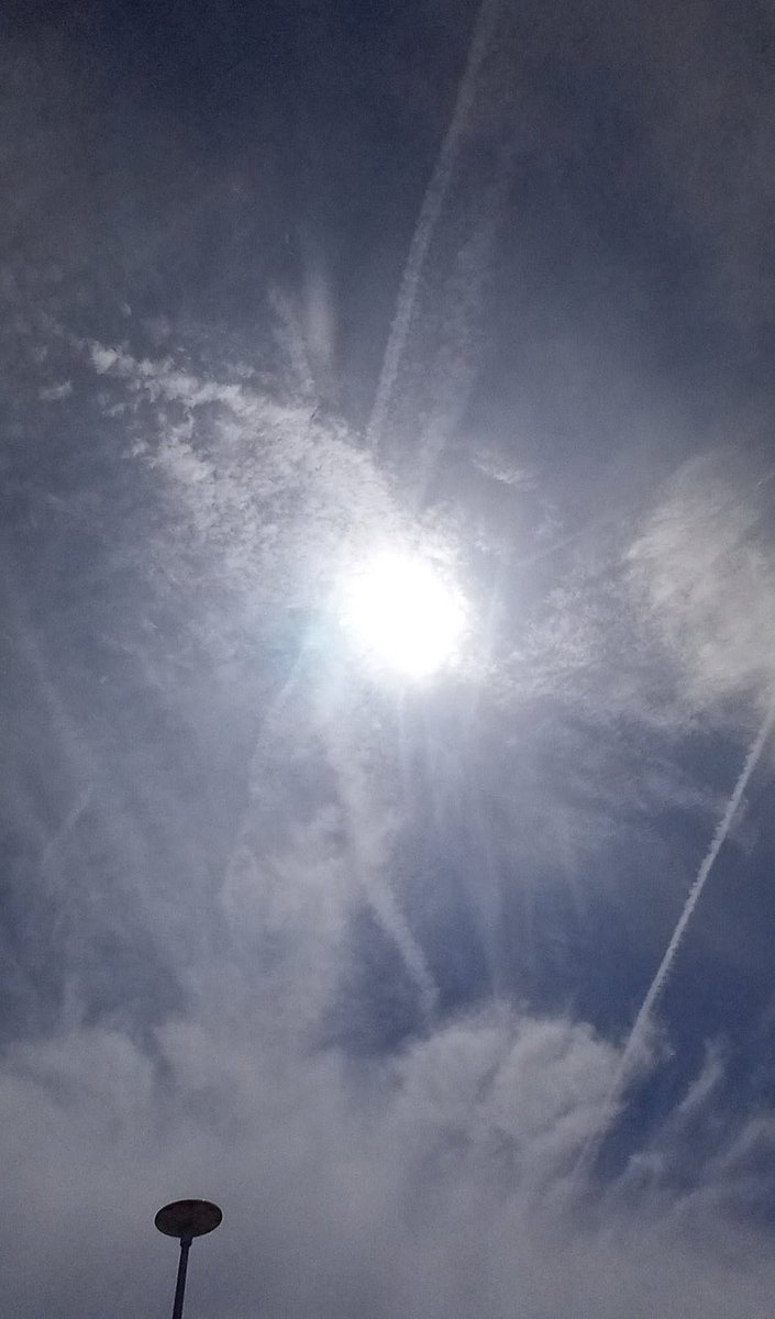 SternDrewCrypto's tweet photo. 🚨 WHY ARE ALL WESTERN GOVERNMENTS SPRAYING CHEMICALS IN OUR SKIES WHILE ERECTING MILLIONS OF 5G DEATH TOWERS AT THE SAME TIME?

The demented, psychopathic, anti-human lunatics who rule the world aren’t even hiding it anymore.

They’re terraforming the planet RIGHT IN FRONT OF US.

Chemtrails crisscrossing the sky every single day, dumping unknown aerosols, heavy metals, and God-knows-what into the air we breathe, our soil, our water. Meanwhile, 5G antennas are popping up on every street corner, school, and church like some kind of planetary-scale nervous system. Coincidence?
This isn’t “weather modification.” This isn’t “better cell service.”
They’re building the ultimate control grid:
•Block the sun → control the climate → control the food
•Fry our brains with pulsed millimeter waves → control our minds
•Poison us from above while tracking us from every direction

Weather going insane? “Climate change.” Kids with mystery neurological issues? “Must be something in the water.” Birds dropping dead mid-flight? “Totally normal.”
Wake up. The Great Reset isn’t coming—it’s being sprayed and beamed into us 24/7. They want us sick, sterile, dependent, and docile while they play gods with the atmosphere.

The transformation is happening in real time. Your body is the battlefield.
Share this before they scrub it. The sky isn’t falling… it’s being weaponized. 🌫️📡☠️