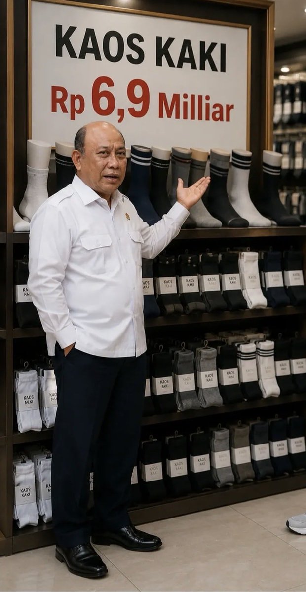 NyaiNeneng's tweet photo. Azab mark up kaos kaki, Haji dadan masuk bui https://t.co/IPLPxcuKGd