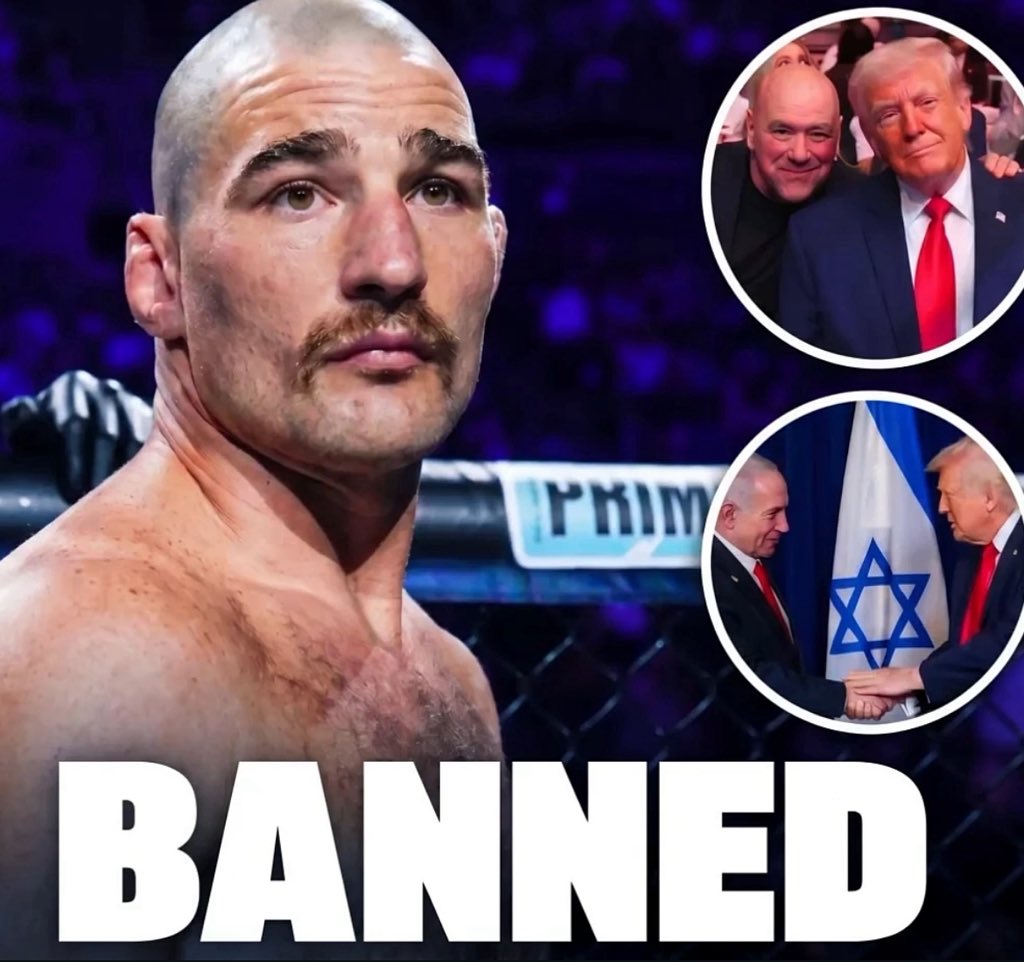 ThatMuslimGuy2's tweet photo. It is being reported that UFC champion Sean Strickland is allegedly BANNED from UFC White House event over his comments on Israel and Epstein… 
Banned over criticism of a foreign nation committing war crimes…🤷🏻‍♂️ https://t.co/xsFzblgpnH