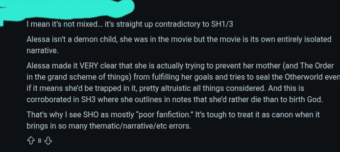 InLoveRumin's tweet photo. This is also what she tries to do in Origins, so how is it contradictory to SH1/3? https://t.co/zt6tefBPEq