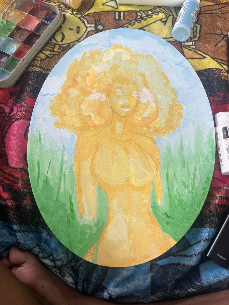 ITZSOM_I's tweet photo. She's ALMOST finished 🥹🫶🏾💕 https://t.co/7zlnpOsRfp