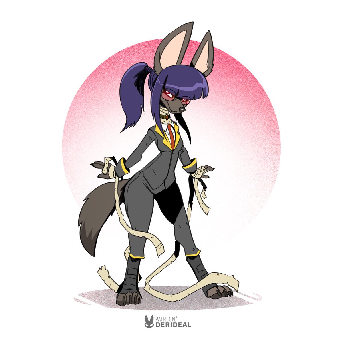 derideal's tweet photo. A formal jackal 🤵‍♀️ https://t.co/XOq1LUZJgQ
