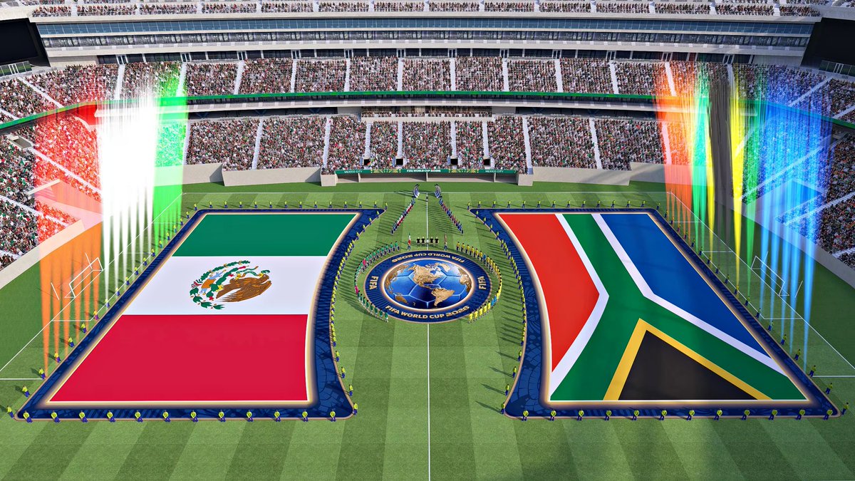 B24PT's tweet photo. Todos os jogadores (titulares e suplentes) vão passar a estar no centro do relvado para os hinos nacionais no Mundial 2026. https://t.co/29h1aSC0kn