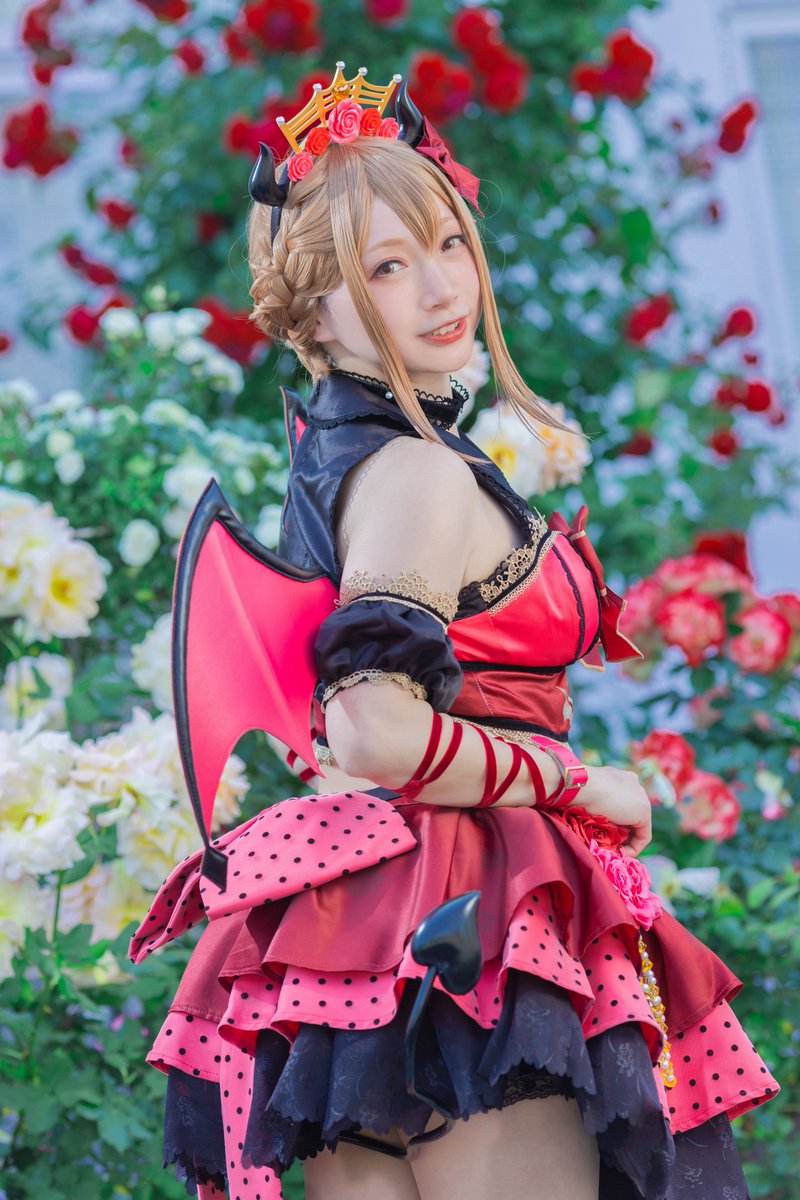 orange_my_love's tweet photo. 国木田花丸♥️こあくまあいどるふぇあ
📸@hiroki206sw 
#スタジオルシエル #cosplayㅤㅤ https://t.co/tsVDet1Slo