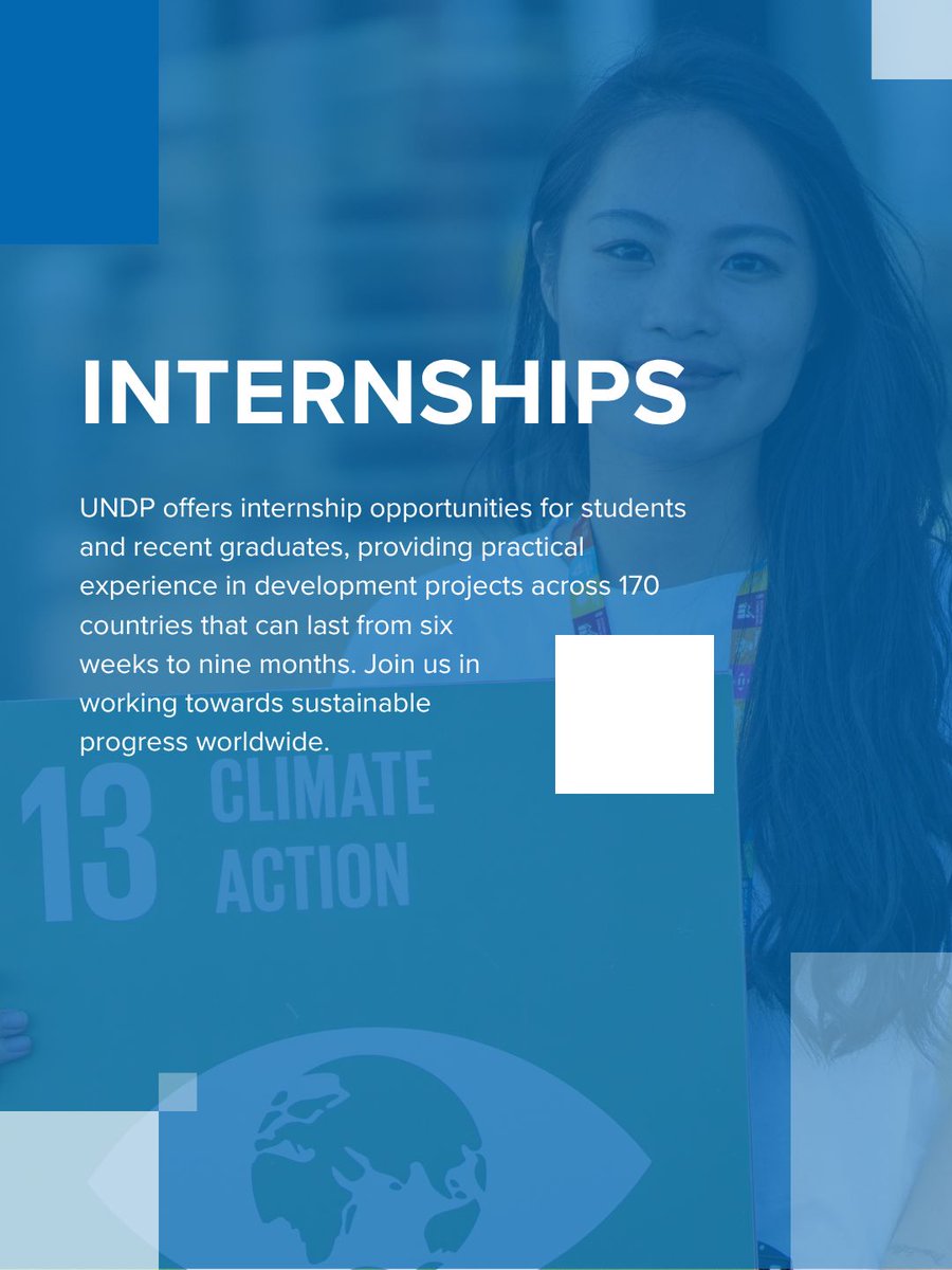 UNDPCareers's tweet photo. 📢 UNDP is hiring!

✅️ 12 positions are now open at UNDP for Interns. Check out the opportunities below for international, local and remote personnel and #JoinALifeChagingMission with UNDP

💼 Explore this week’s vacancies: https://t.co/NlfG4qoW6r 

#UNDPCareers https://t.co/W6dvo4sYT3