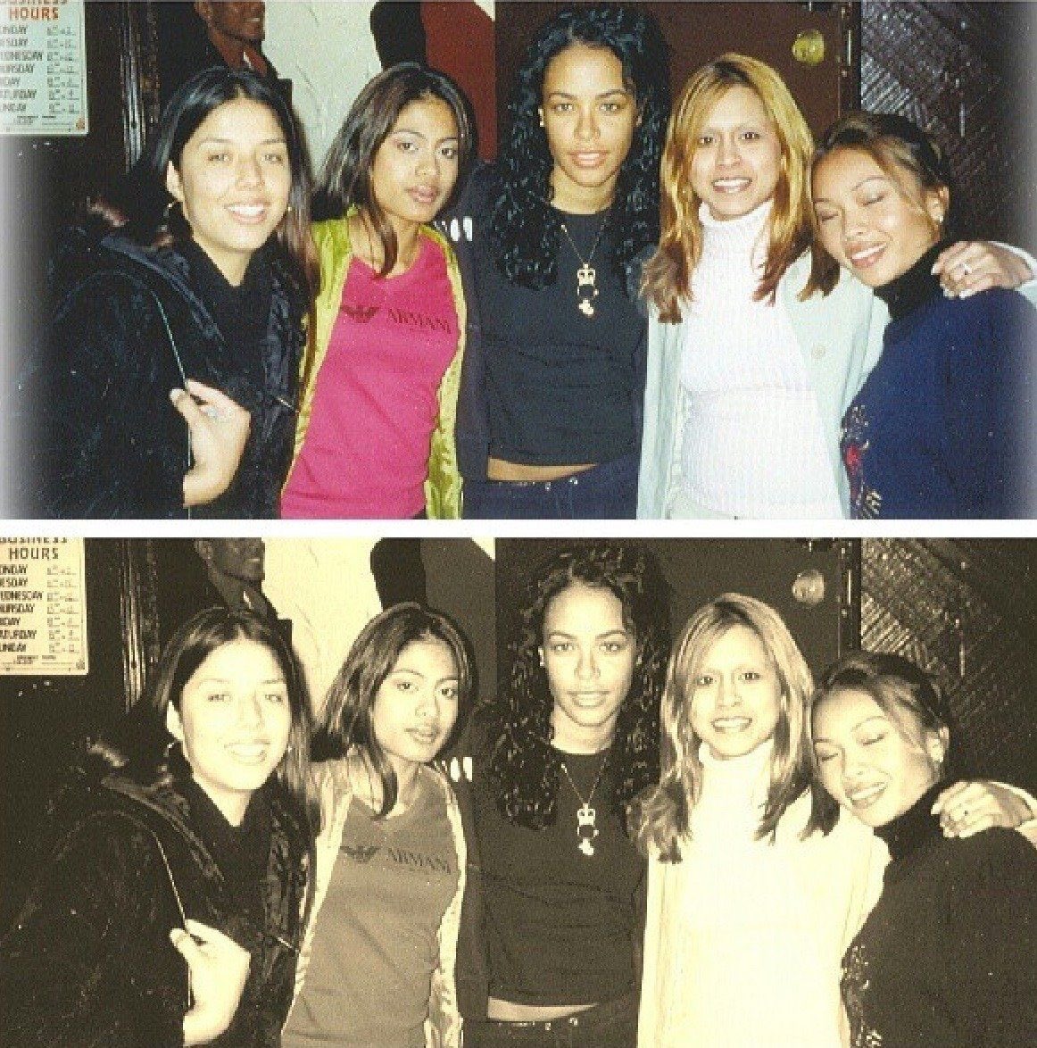 douexsit2's tweet photo. Aaliyah with fans https://t.co/75hOkstUVz