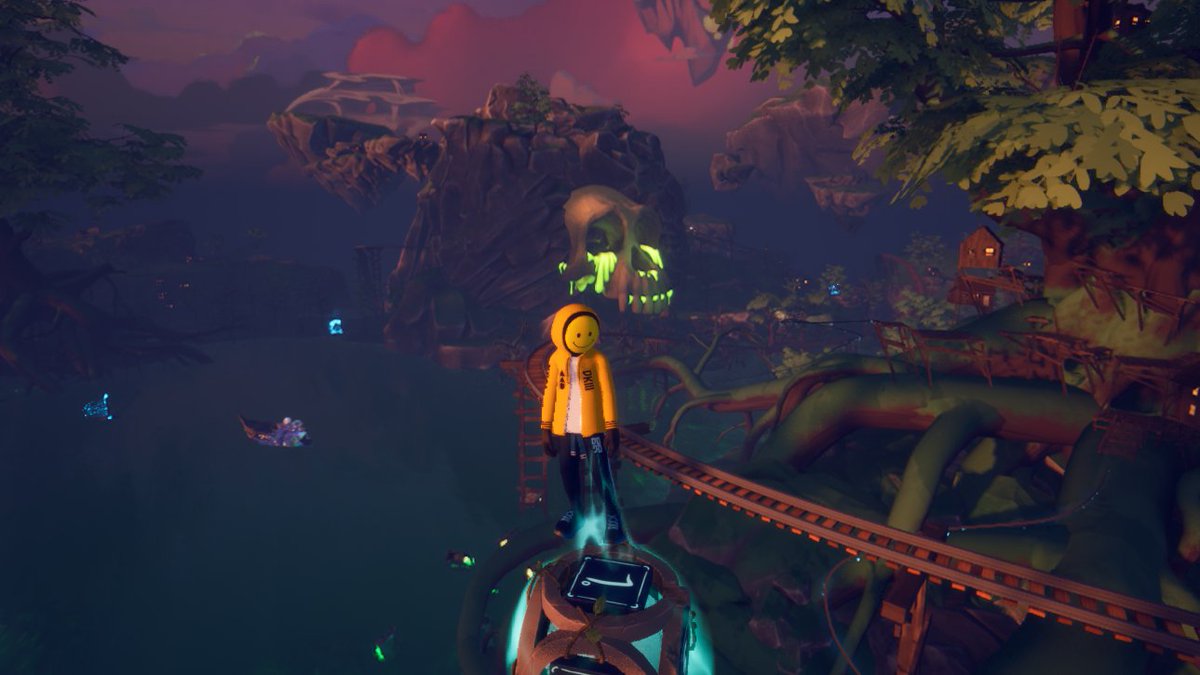 Lasermerl's tweet photo. Nice to chill with the @Dojo_Kidz crew at their game event on @OthersideMeta
We got to visit Dojo city in #VibeWorld and then we went to the swamp for the lantern game and some magical dice riding
Thanks for hosting and the awesome prize @TheMrHeathen and Sabotage ๐ฅท๐ฅท https://t.co/rMKpdI2h7s