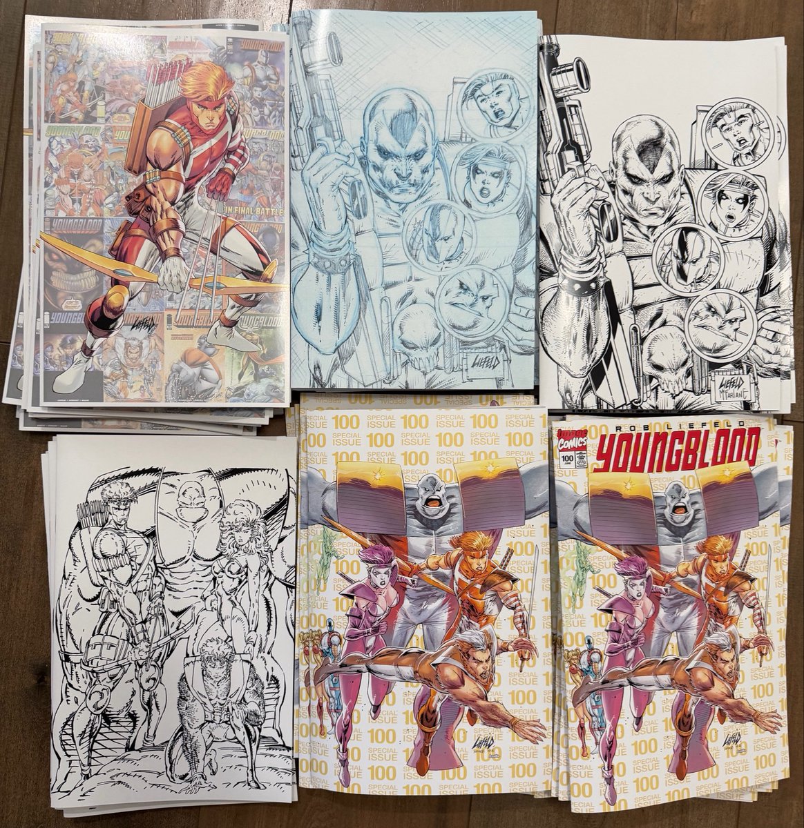 robertliefeld's tweet photo. TONIGHT!!! Exclusive Variants and signed comics galore! Celebrate Youngblood #100 with me! https://t.co/VzLJnmYZdG https://t.co/ZNDIAS1DC8