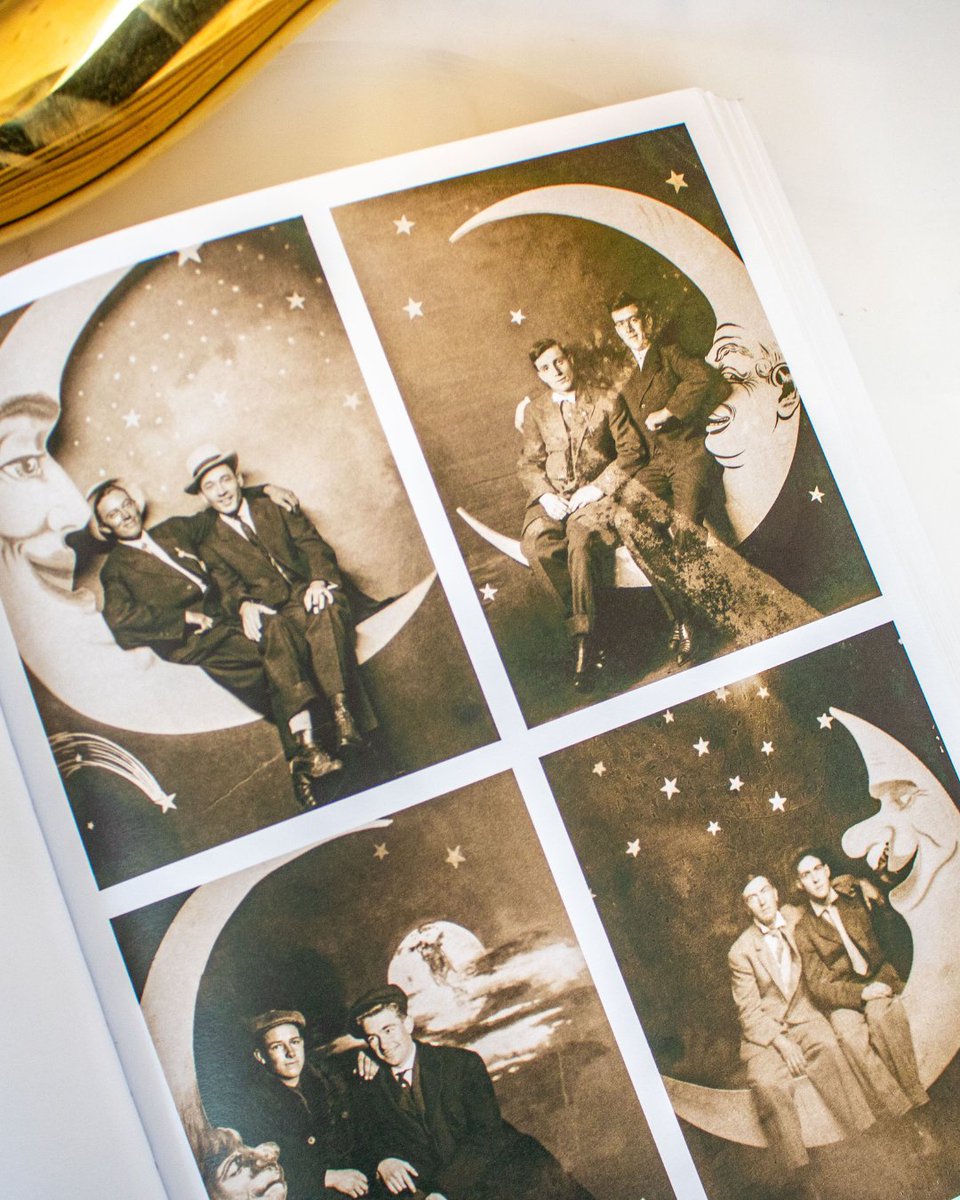 OKCMOA's tweet photo. This Pride Month, we are featuring "Loving: A Photographic History of Men in Love, 1850s-1950s," available at the OKCMOA Store.

This book, by Hugh Nini and Neal Treadwell, portrays the history of romantic love between men in hundreds of moving and tender vernacular photographs taken between the years 1850 and 1950. This visual narrative of astonishing sensitivity brings to light an until-now-unpublished collection of hundreds of snapshots, portraits, and group photos taken in the most varied of contexts.

The photographs, many fragile from age or handling, have been digitized using a technology derived from that used on surveillance satellites and available in only five places around the world.

📖 Shop in-store or online at https://t.co/s5YvDp5H1U
📖 Learn more about the authors: https://t.co/LXAvaOnJuA