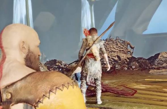Afrobolt's tweet photo. @lucas_lk41891 @tolaroidx O Atreus criança ajudou e finalizou o Modi e ficou horas e horas enfrentando os Elfos enquanto o Cleitão tava na luz
Esse moleque vai superar em muito o Kratos no futuro https://t.co/OG2h0AI6pp