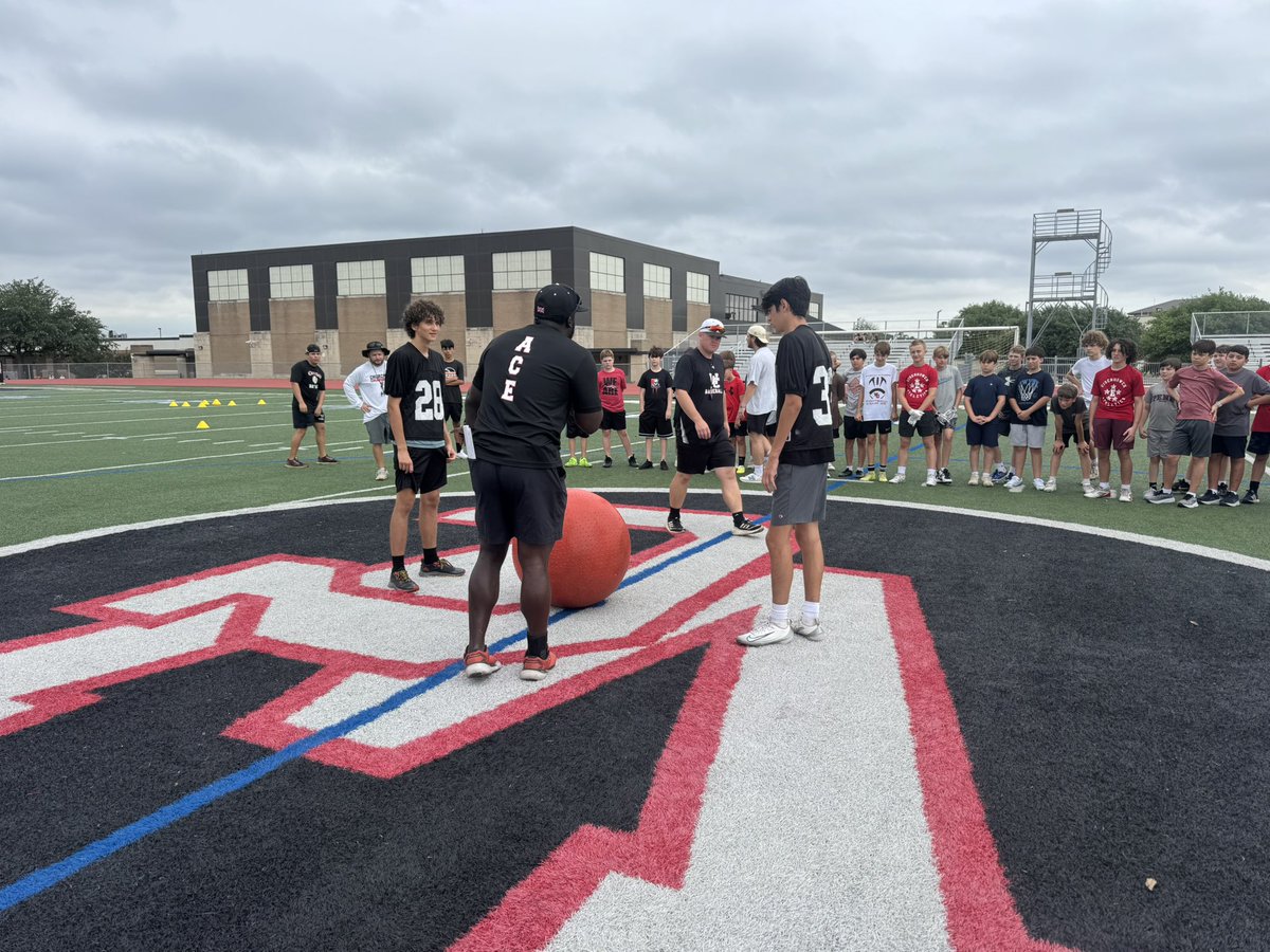 WC_Football_'s tweet photo. Charger Camp!  Thank you @csa_wc @BMS_Athletics_ @IKEAthletics @JaguarsJackson https://t.co/HPdfhZZmRv