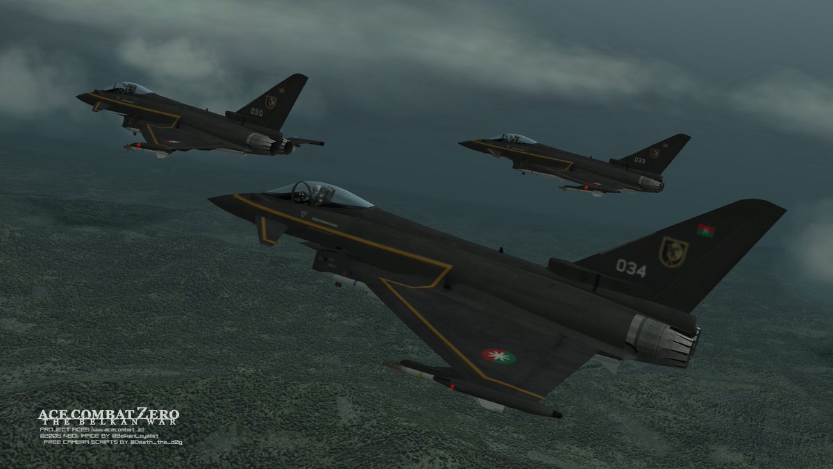 BelkanLoyalist's tweet photo. The Shadow Squadron's liveries seen in Ace Combat 8's release date trailer and demo are now available for the PS2 entries.

These liveries are based on currently available information, so the details may not be accurate yet.

Mod links down below. https://t.co/gVYrKFYsgb