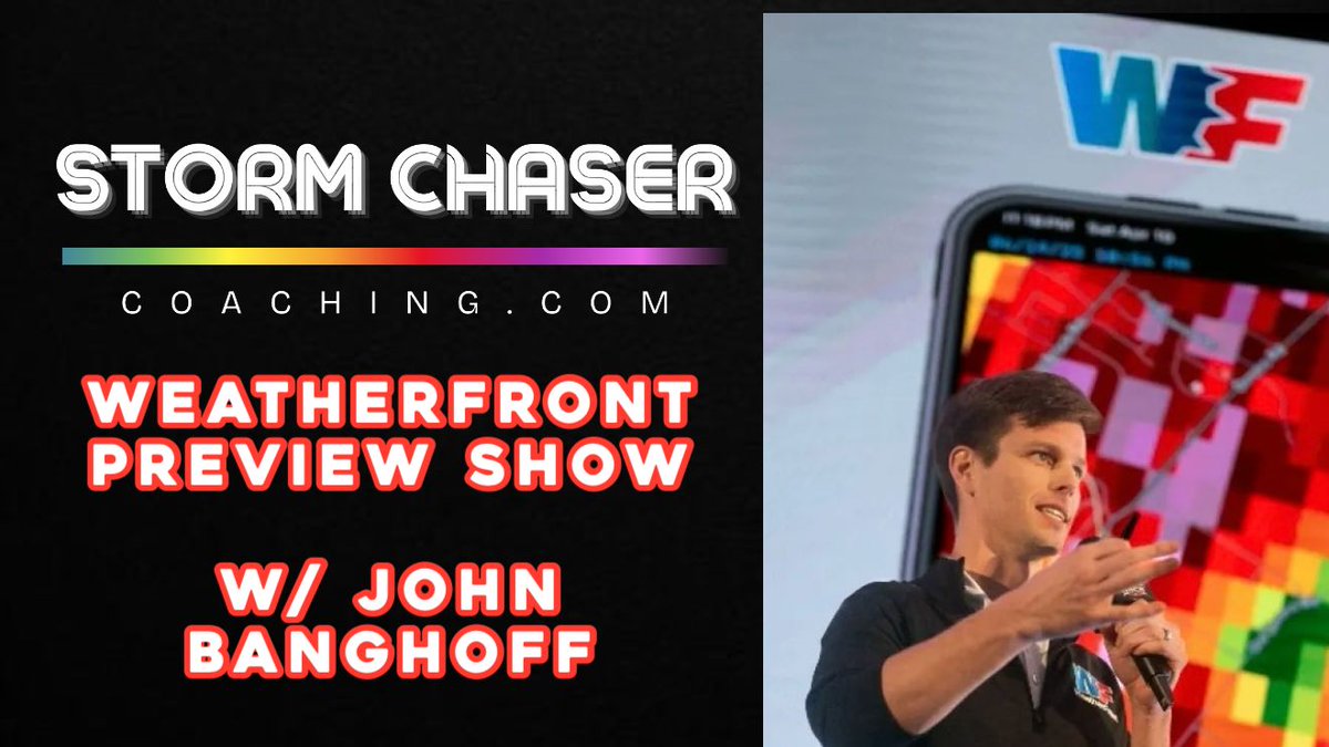 TornadoCoaching's tweet photo. 🌩️ Thinking about trying WeatherFront?

Tonight at 7 ET, @JohnBanghoff is giving a FREE preview of the app and showcasing the tools, features, and weather data available to users.

Come see what WeatherFront is all about 👇

👉 Join Discord here: https://t.co/qZ8PzkGDok https://t.co/6wlJ84vuNf