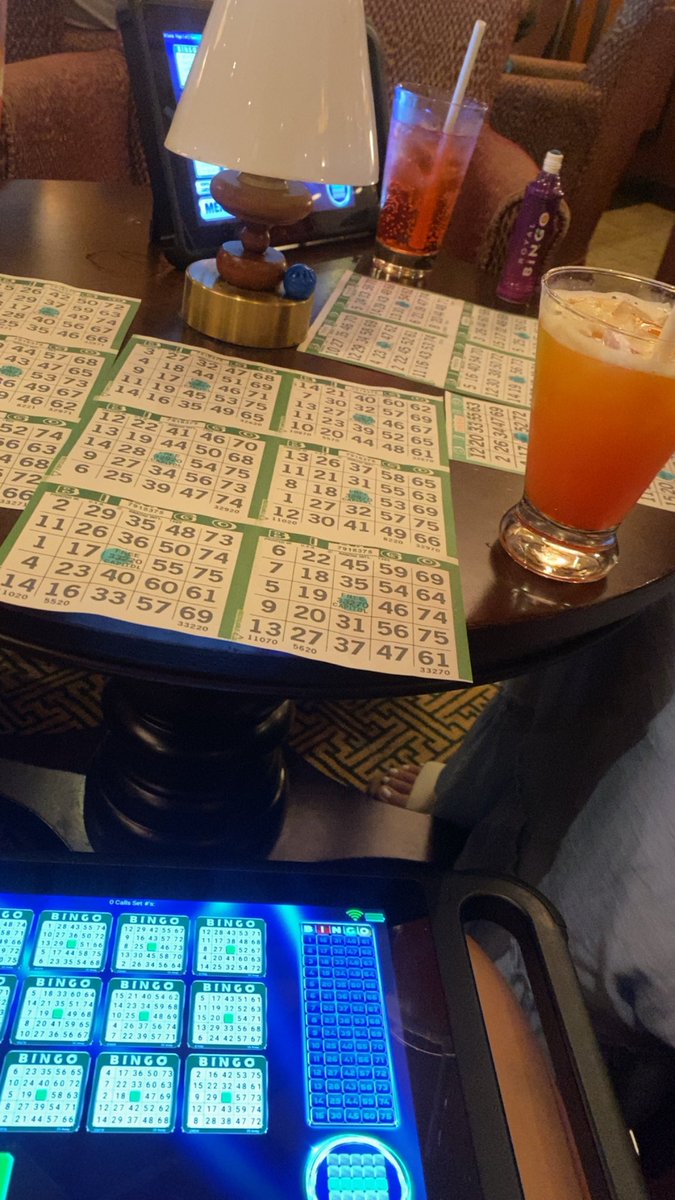 MathModeOn's tweet photo. Bingo is one of my favorite onboard activities 😜 

Wish us luck!!! https://t.co/rnKteefTWV