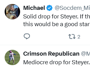 JoefromOhio2's tweet photo. This is the comment section of every VoteHub tweet https://t.co/KMmCKzbTiB