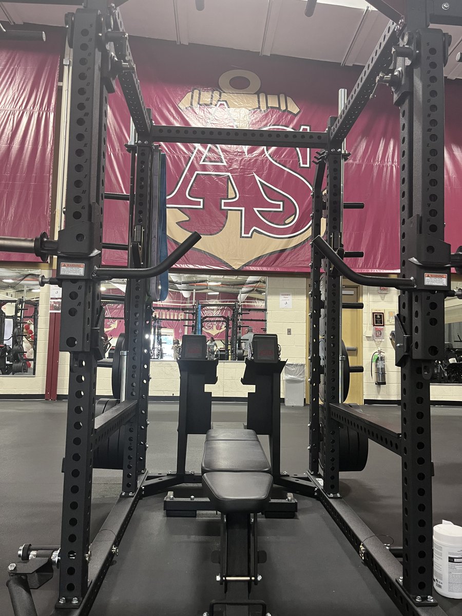 AS_FOOTBALL_HC's tweet photo. Our brand new weight room was unveiled yesterday at the Apprentice Athletic Center! This was the culmination of efforts to create a better environment for our apprentice athletes. This is a new era for Apprentice Athletics and its only up from here! 

#FAM #BuiltDifferent https://t.co/xkX6xKTbm4