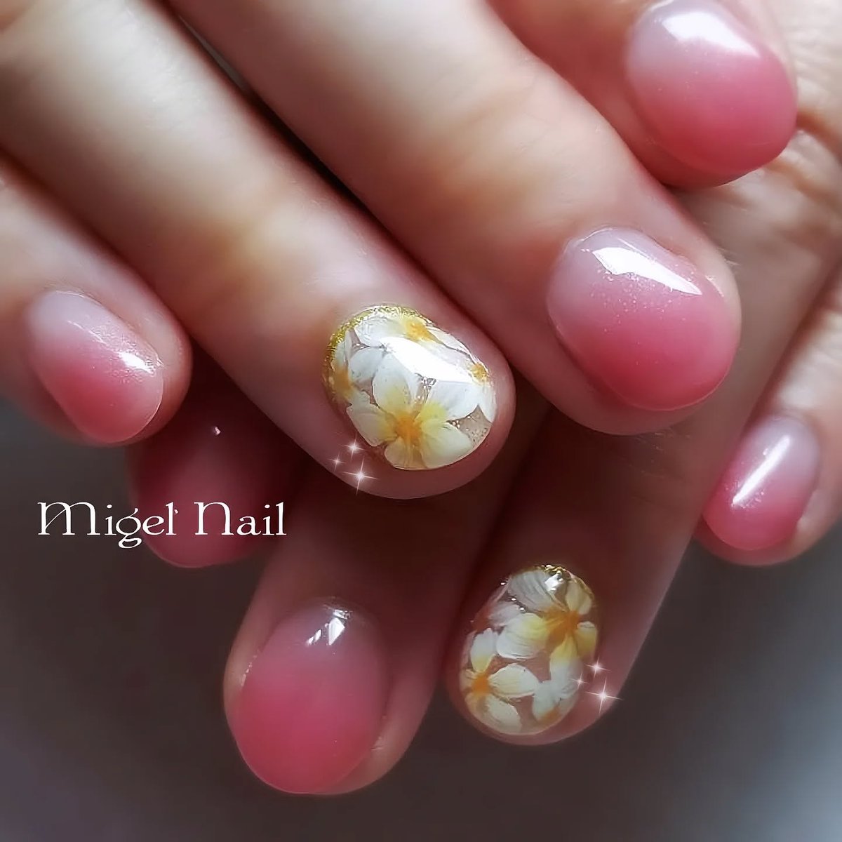 MigelNail's tweet photo. ✨️
プルメリアデザイン🌴☀️

***********************
#プルメリア #プルメリアネイル #フラワーネイル #福岡ネイル #夏ネイルデザイン 
ミジェルネイル2026

詳細はこちら↓（ネイルブック）
https://t.co/osxaO4dogp https://t.co/OmemjDcfH8