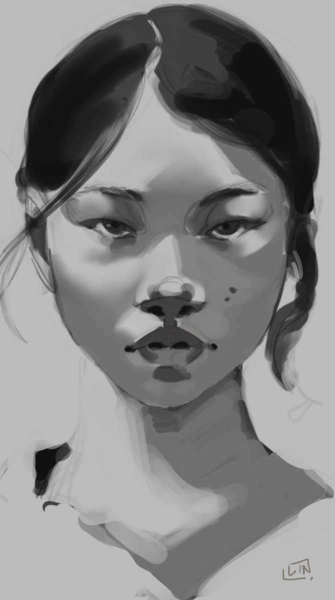 Lin_Violins's tweet photo. Little value study before dentist >.> https://t.co/Zxi5vbmZHY