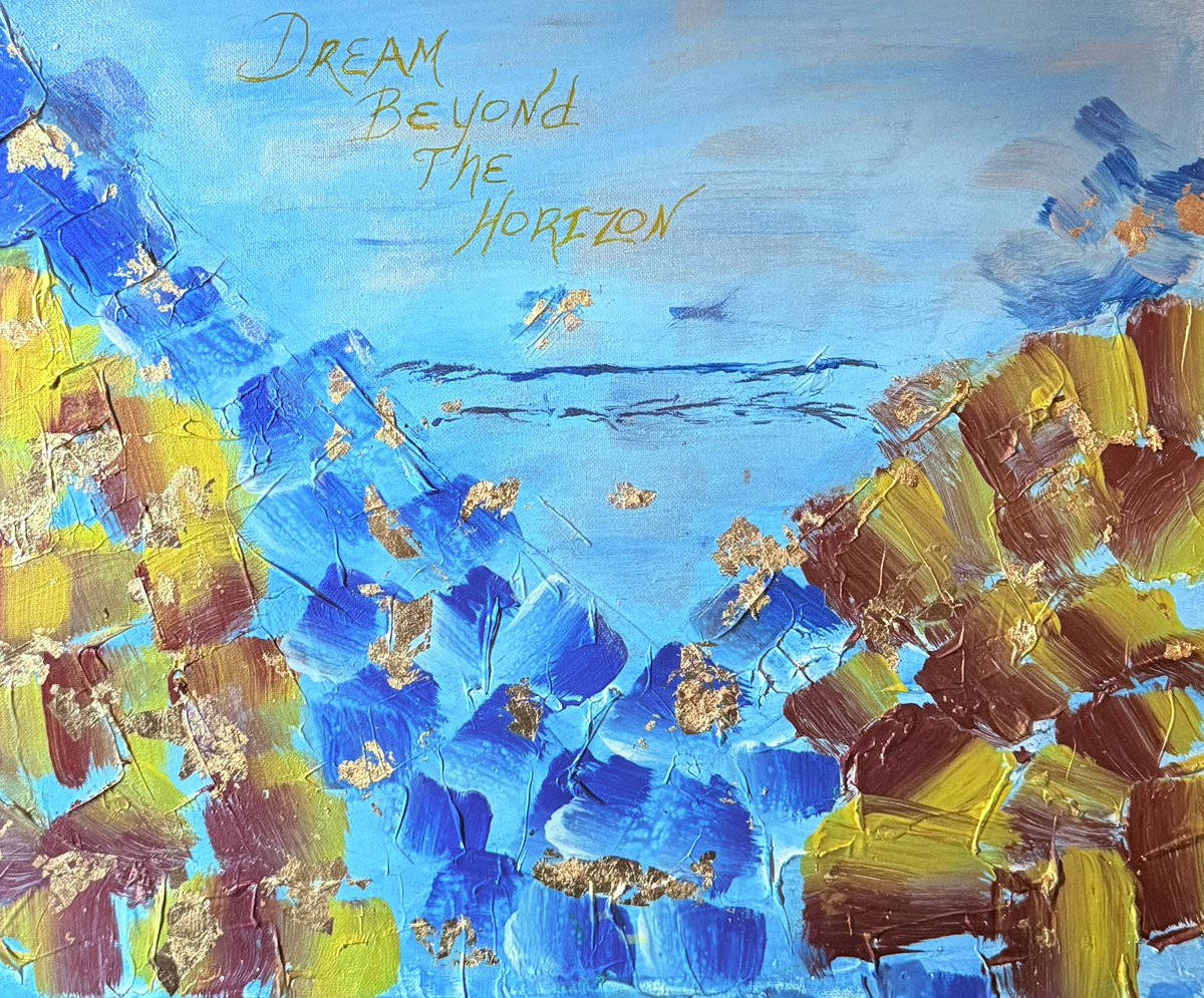 devineartstudio's tweet photo. A celebration of hope, courage, and limitless potential, Dream Beyond the Horizon invites the viewer to look beyond what is visible and imagine what is possible. https://t.co/a5CLSYfgKb