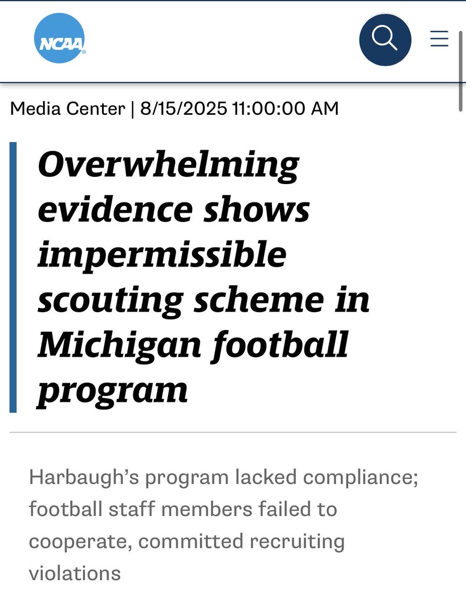 BetweenTwoBucks's tweet photo. @BoudiccaFTW @joepickens2007 @Uncle_Rocco @MichiganCheats3 Yeah Michigan would never do that… https://t.co/YNXeu8cDHB