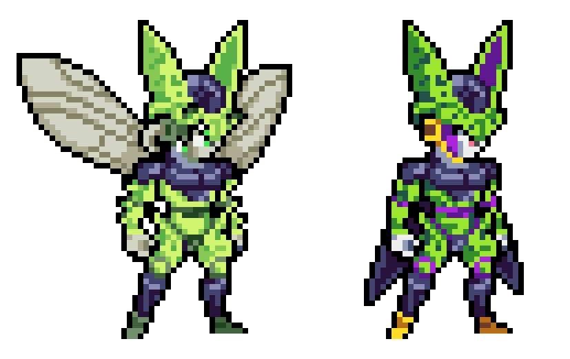 Lord_X2002's tweet photo. Continuando con los sprites de Dragon Ball D-sides,aquí hice al vergueta y al ser más perfecto de todos

Me costó mucho hacer que se vieran bien las alas de Cell jaja lol

#FNFDsides #Dsides #FNFDside #Dside #DsidesRedux https://t.co/LBrCEJVLJz