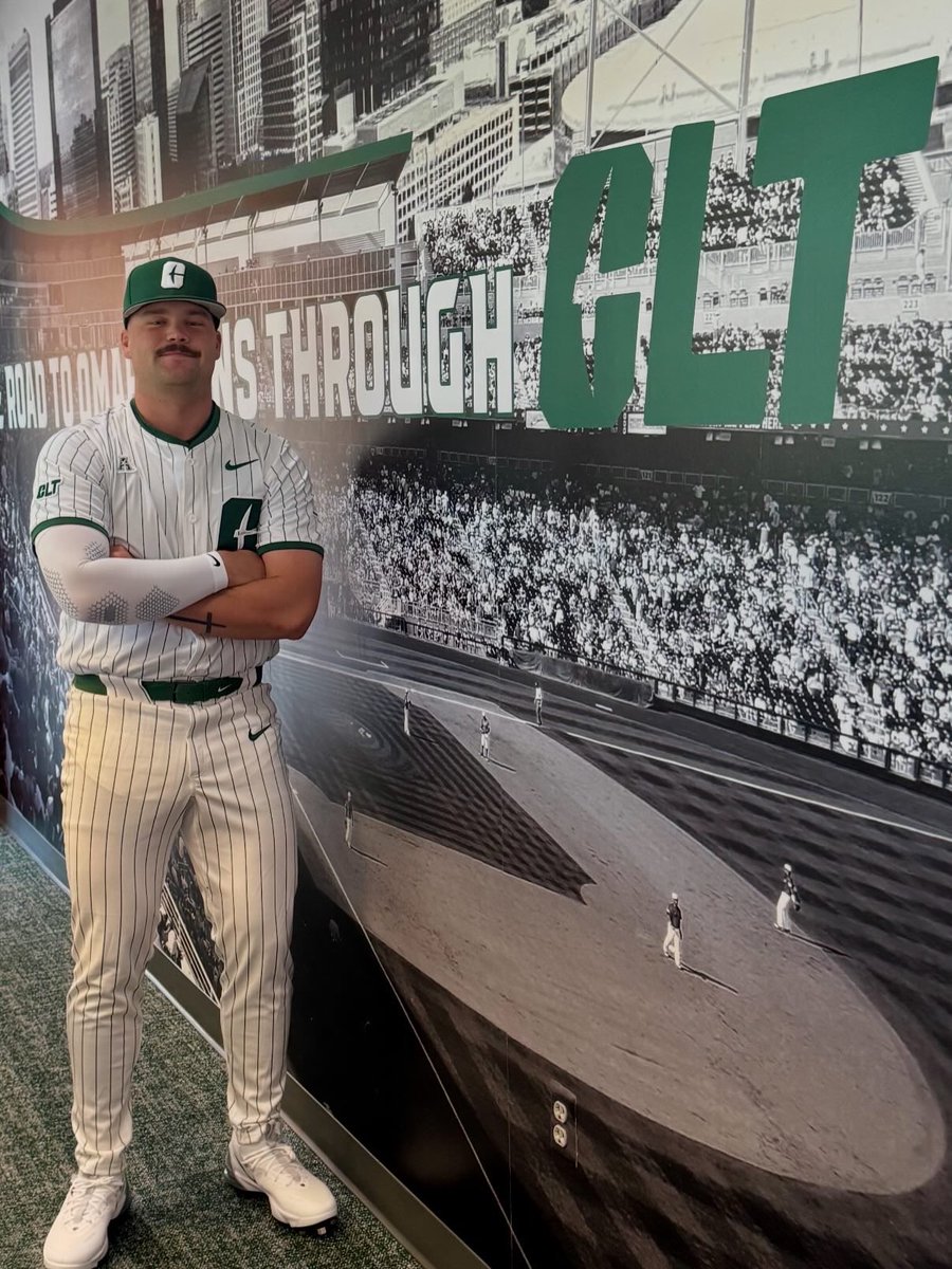 DBlalock21's tweet photo. Excited for what’s next! #9ATC #committed @CharlotteBSB https://t.co/aGzXe3u0di