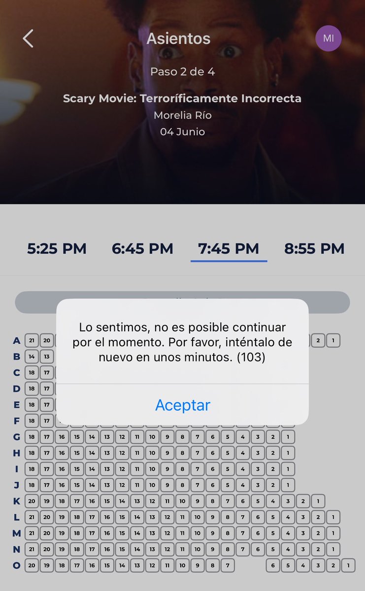 Michelleee_lb's tweet photo. Oigan @Cinepolis @AyudaCinepolis cuándo se supone que va a servir su aplicación? Nunca es fácil comprar boletos desde su app. https://t.co/T6x1Nt51Do