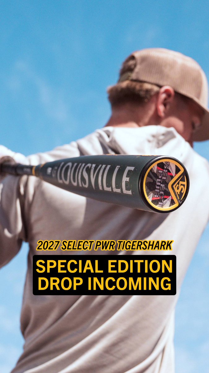 sluggernation's tweet photo. Our first special edition BBCOR design of the summer is on  approach. Select PWR Tigershark drops on 6/10. Sign up for launch alerts at https://t.co/yJVFNqN1uQ https://t.co/gcCXqKbLPZ