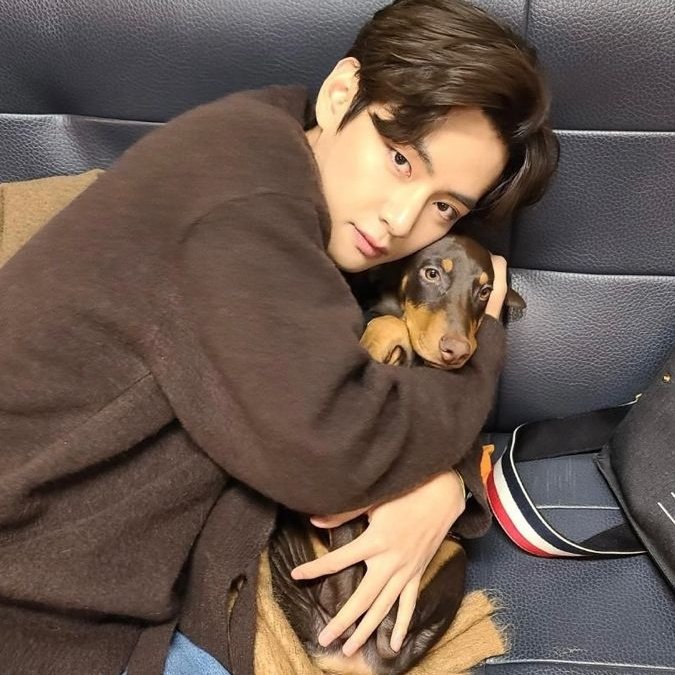 tinymusev's tweet photo. #taekookau cão pra dois 

Onde Taehyung finalmente conseguiu um trabalho home office mas não consegue fazer sequer uma reunião sem o doberman do vizinho atrapalhar com seus latidos.

Ou

Onde Jungkook precisa desesperadamente de alguém pra cuidar do seu filho carente. https://t.co/LxQIyVNPgd