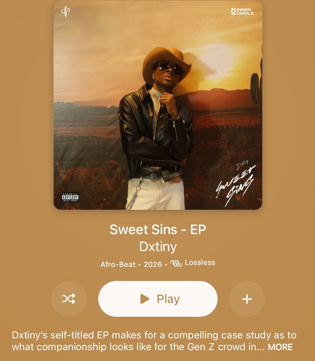 AlbumTalksHQ's tweet photo. DXTINY 
SWEET SINS (EP) 

FEATURING ⤵️
BLAQBONEZ
SHODAY
255

🚨OUT NOW🚨 https://t.co/EvIu0uJGX3