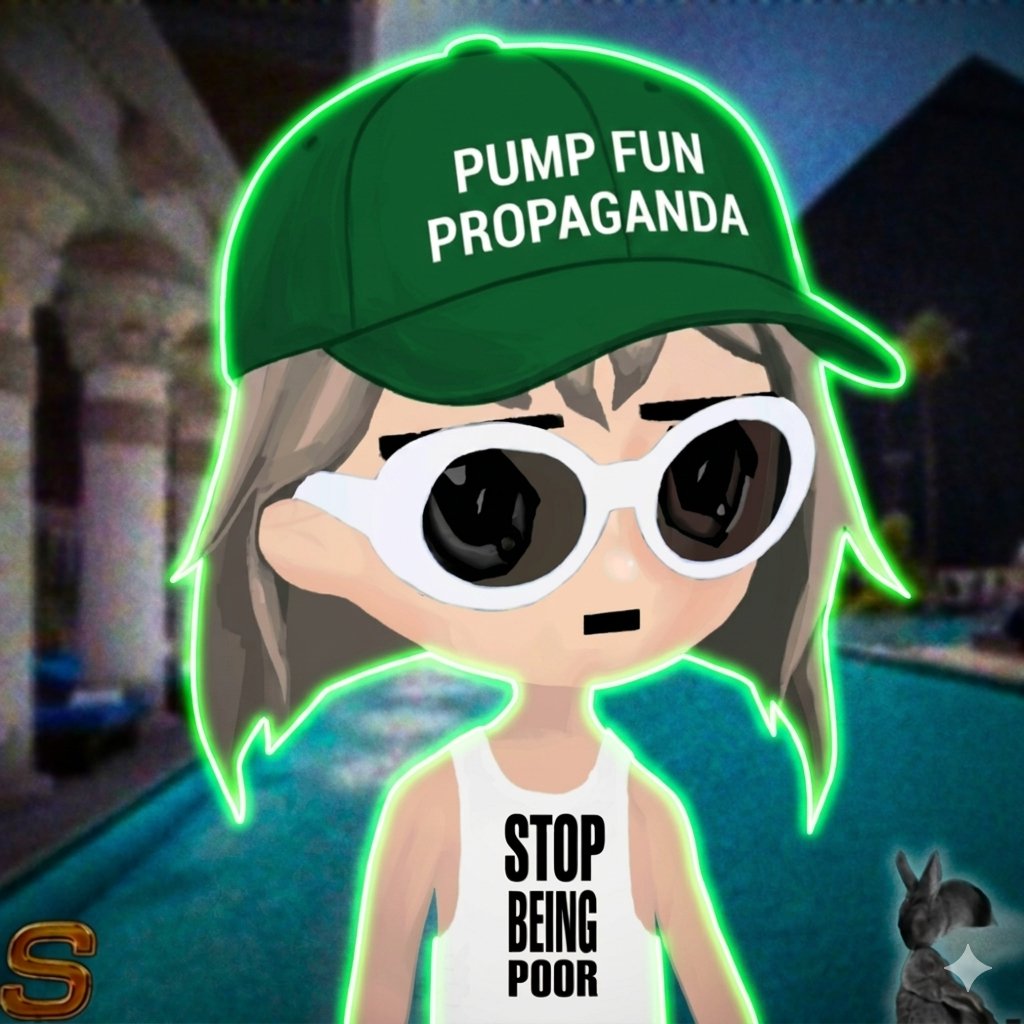 flikeroo's tweet photo. We are spreading the $PFP globally.

Imagine whole CT wearing the same hat spreading the word of PUMPFUN PROPAGANDA?

Not only spreading its propaganda, but also getting PAID for it.

CA: 4KDoCL4ZSncZvWpszDS5BJQhXmS7M4ibpFPTpqop8XMz https://t.co/CCB5RFAJUK