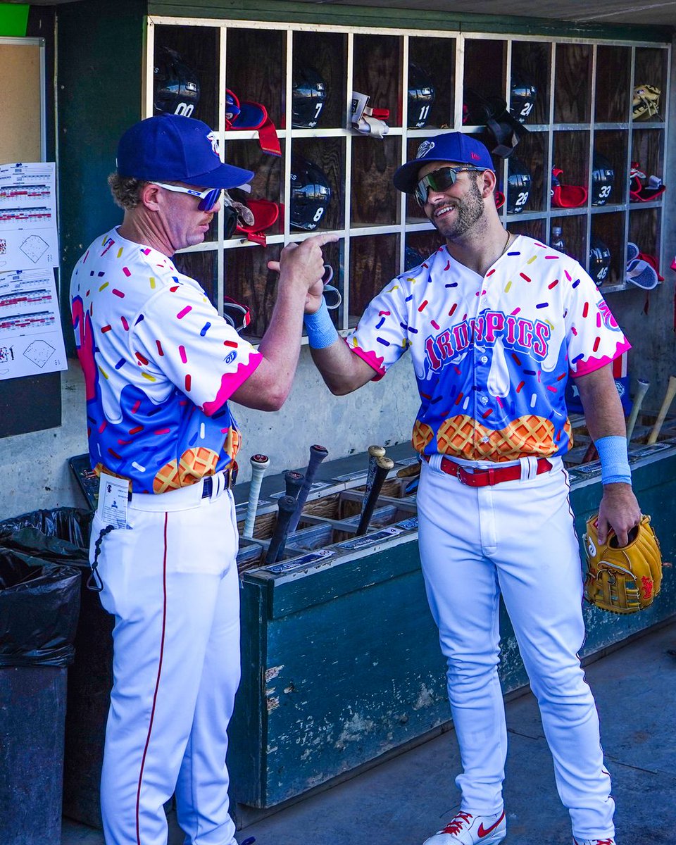 IronPigs's tweet photo. These ice cream jerseys are SWEET🤩
#ironpigs #icecream https://t.co/tR6QK6NQ1d