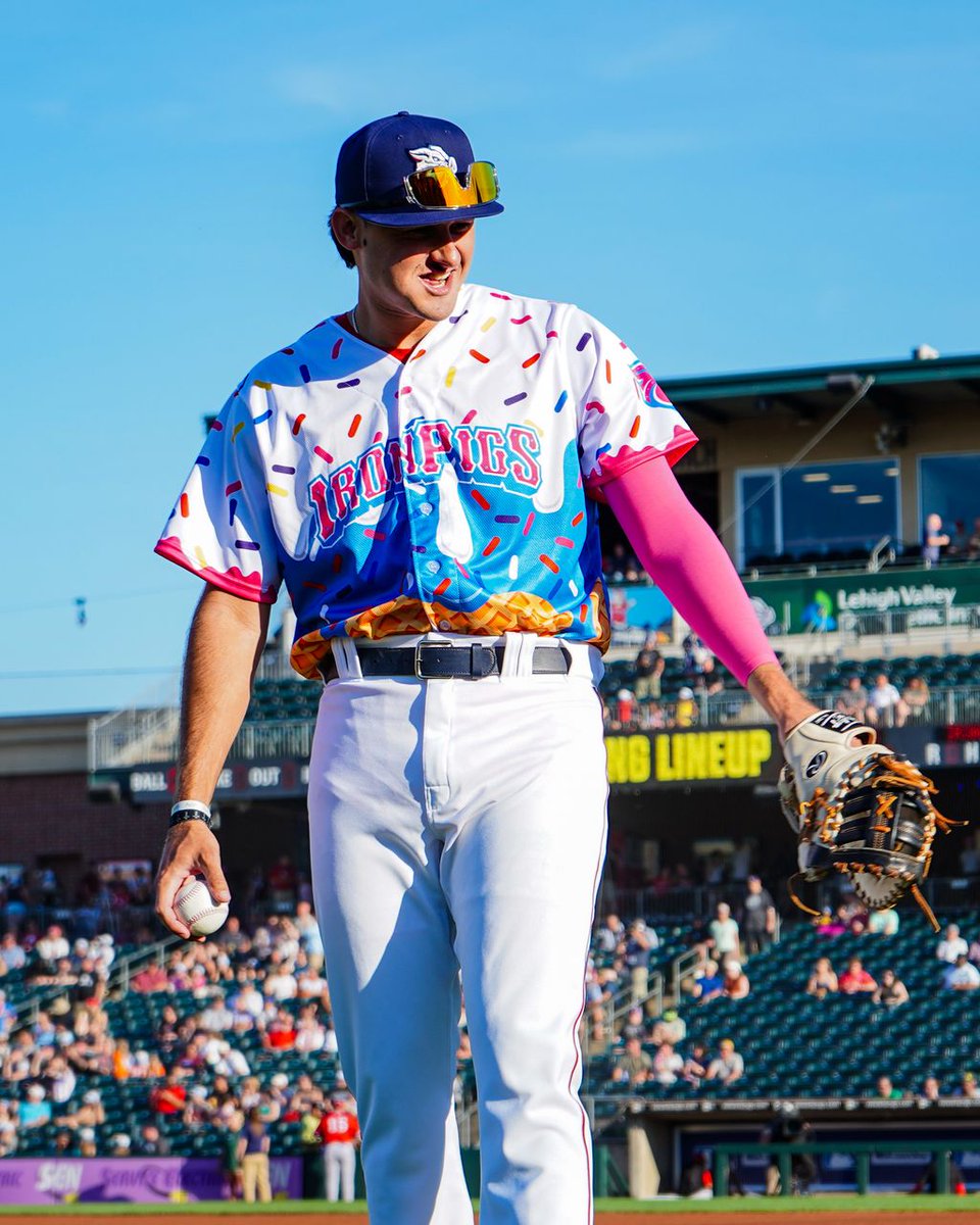 IronPigs's tweet photo. These ice cream jerseys are SWEET🤩
#ironpigs #icecream https://t.co/tR6QK6NQ1d