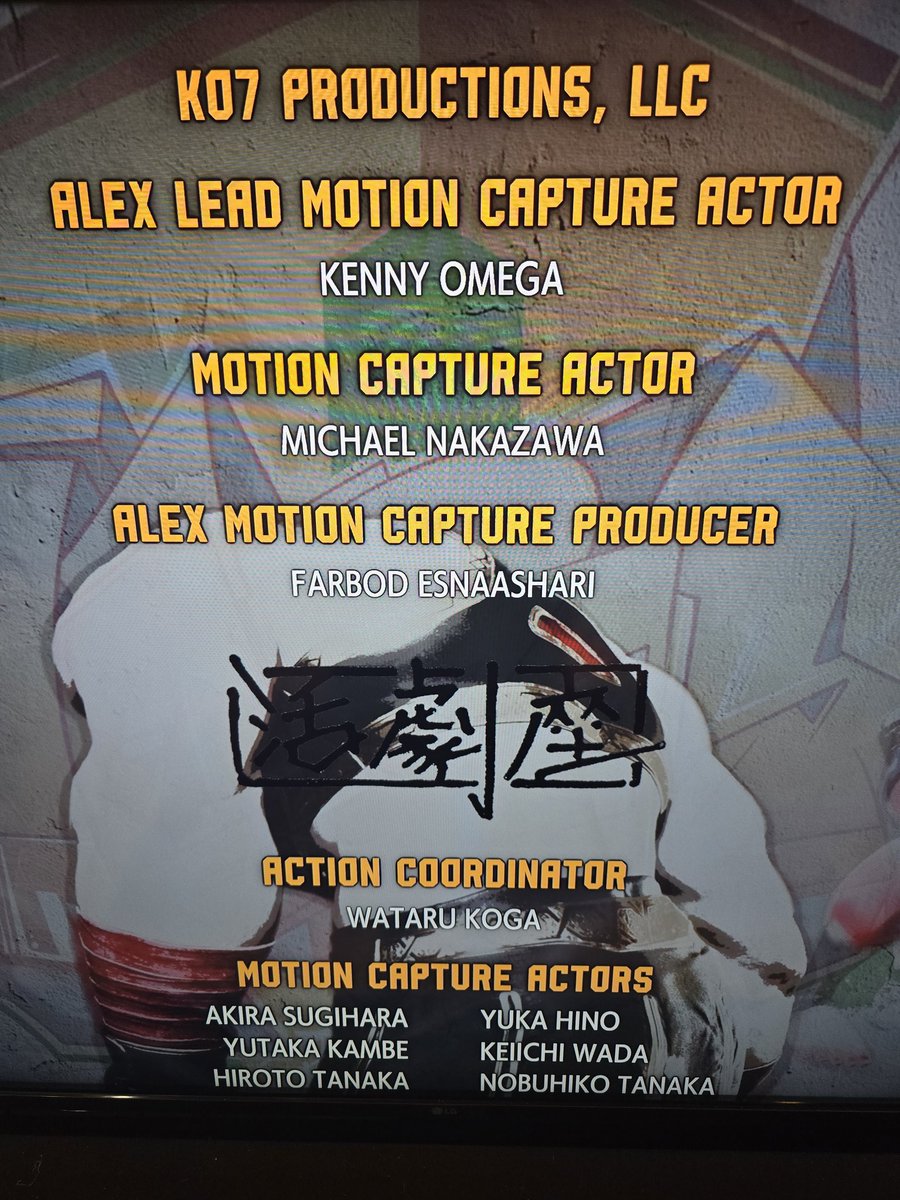 KennyOmegamanX's tweet photo. With Street Fighter season 3 coming to an end, I want to say thank you to everyone on the SF crew for making me officially a part of the team. Look out for Kenny Omega in the credits! https://t.co/WBJ8vf5r6U