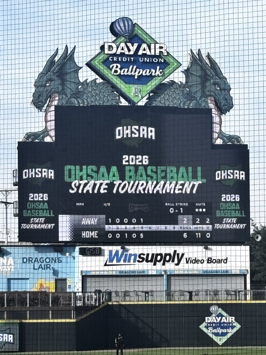 WildcatsOfHHS's tweet photo. Update from the “Diamond” seats for today’s Regional Final @OHSAASports D2 Baseball State Tournament game:
Harrison 6
Anderson 2
Top of 6
#THINKBIG ⚾️⚾️⚾️ @Harrison_BSBL @SouthwestLocal @HarrisonWildcat @DaytonDragons @SWOSportsDaily @mlaughman @ENQSports @MikeDyer https://t.co/A9usCZluTA