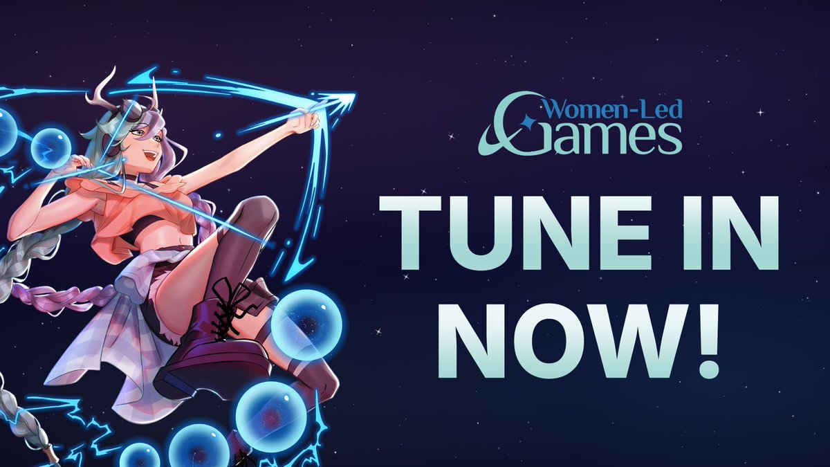 womenledgames's tweet photo. IT'S TIME! This year's Women-Led Games: Summer Game Fest Edition starts right now!

Tune in at https://t.co/XkTn5YbwNx to discover your new favorite women-led titles. https://t.co/dLQBxHnPte