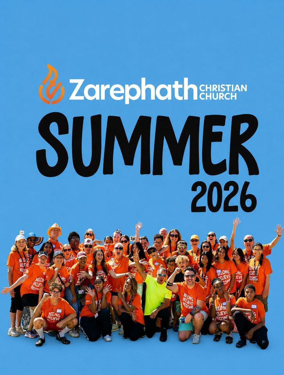 ZarephathCC's tweet photo. ☀️ SUMMER AT ZCC ☀️

Summer is here, and we have an incredible lineup of events for the whole family! From student gatherings and ministry events to opportunities to grow in your faith and build community, there’s something for everyone this summer at Zarephath Christian Church.

Take a look through the slides to see everything happening from June through August and mark your calendars now! 🗓️

We believe life is better together, and we can't wait to spend the summer growing, serving, celebrating, and making memories with you.

Which event are you most excited for? 👇

#ZCC #ZarephathChristianChurch  #FindAndFollowJesus #ChurchFamily #Summer2026