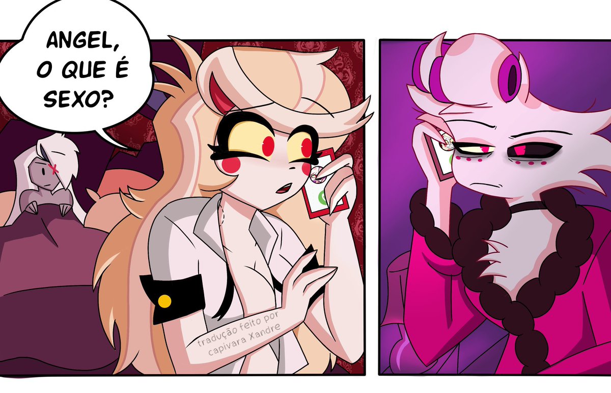 alexping17372's tweet photo. Artista:@thetitn20119578 
Boa pergunta 
#hazbinfanart #HazbineHotelseason3 #HazbinHotelVaggie #hazbinart https://t.co/vuONn7c3zR