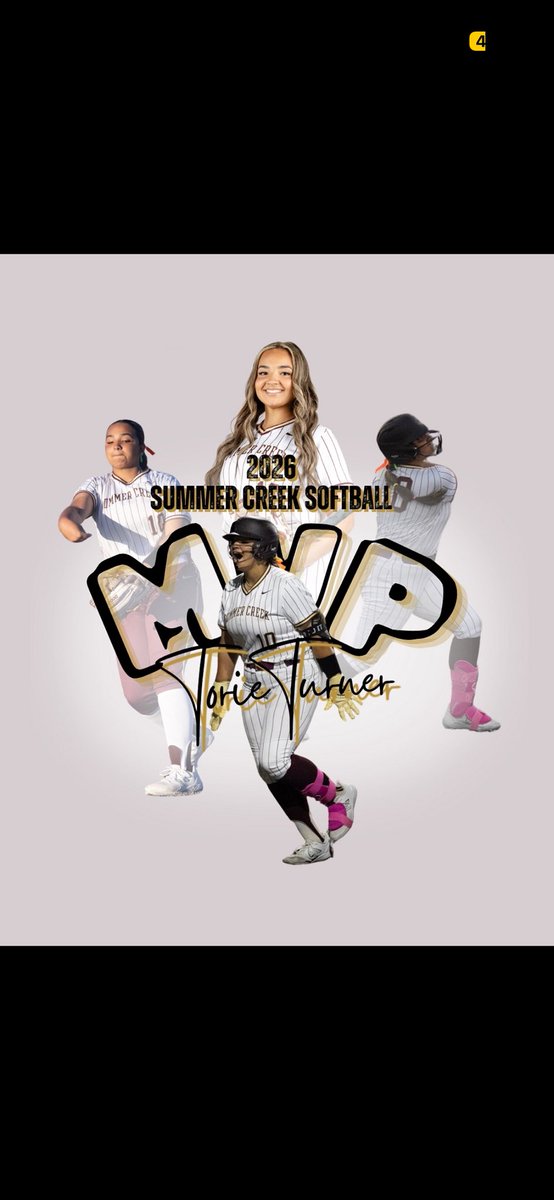 Torie_Turner15's tweet photo. 2026 High school season in the books! Season didn’t end the way we wanted to but we still had a great year and i’m thankful to have received the team MVP award and the District 23-6A Pitcher of the Year! Thank you to all my teammates and coaches for making this possible!! https://t.co/kM1p4l5sNi