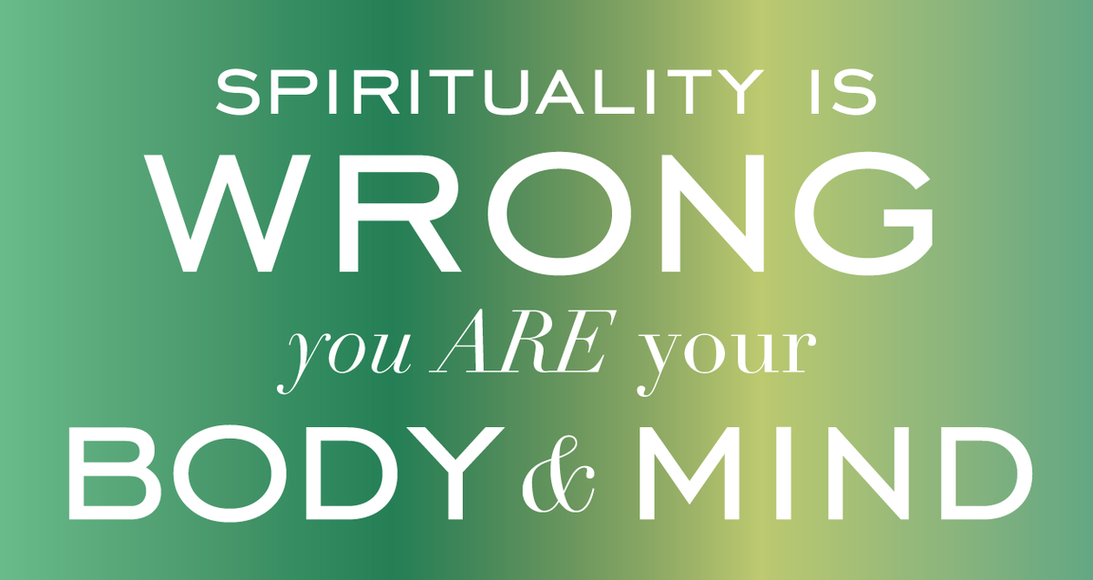 mosttriggering's tweet photo. Spiritual teachings directly block real healing. One of the most damaging teachings of spirituality is telling us that we aren’t our bodies and minds. From the true healing perspective, we ARE our body and mind. Here I explain exactly why and how 👇🏻https://t.co/S69ccVghHD https://t.co/MNGg1Ue14B