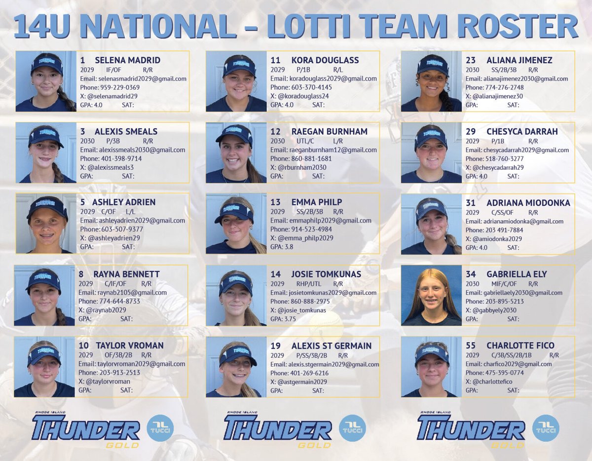 TaylorVroman's tweet photo. Summer 🥎 schedule ⬇️ 
Let's Go 💪
@RITG_14u 

@jcoupal 
@thunderjam134 
@BobRossiRITG 
@DougVroman 
@LineDsoftball 
@ExtraInningSB 
@PGFnetwork 
@D1Softball https://t.co/yDjryC9Yqt