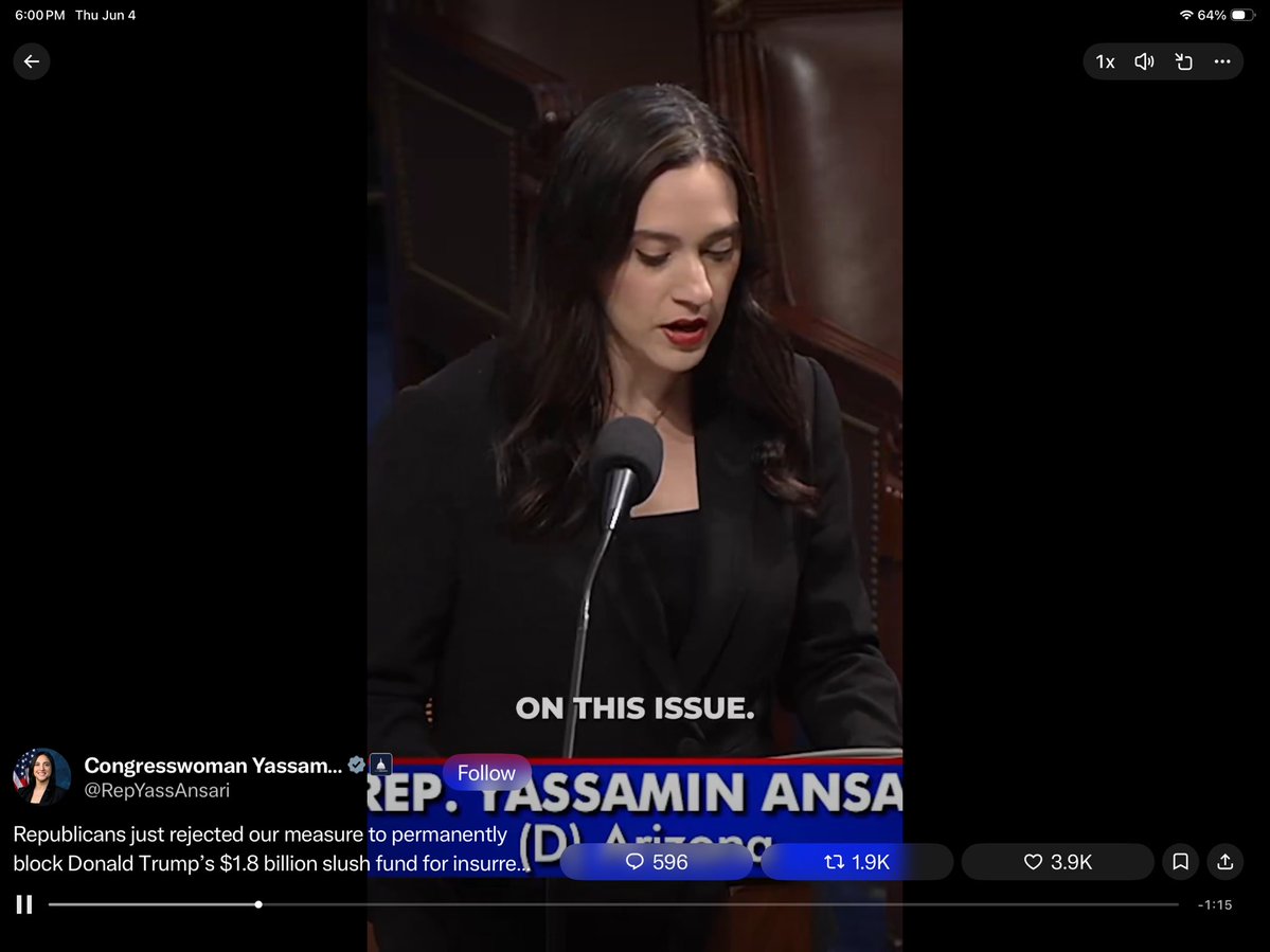 geekenvogue's tweet photo. @RepYassAnsari Yass is asleep on the floor of the House. She must resign. https://t.co/nEkLirR6NG