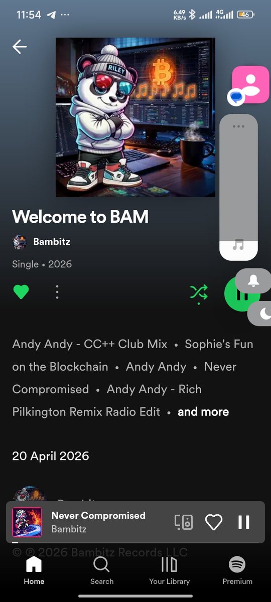aishaCreate's tweet photo. The @BambitzRecords rhythm is taking over, and it need every single one of you to keep that energy climbing.

It’s time to show the world the power of our community,let’s get streaming.

Ever wondered Why Your Stream Matters:
📌 Drive the Momentum

📌 Fuel the Ecosystem

📌 Show Your Support

How to join the surge:
* Head over to your favorite music platforms where BAMBITZ is featured.

* Turn the volume up (don’t mute it) and keep it on repeat.

* Share your progress, drop a screenshot or a video of you listening on X.

Let’s keep the heat rising. Let’s make some noise