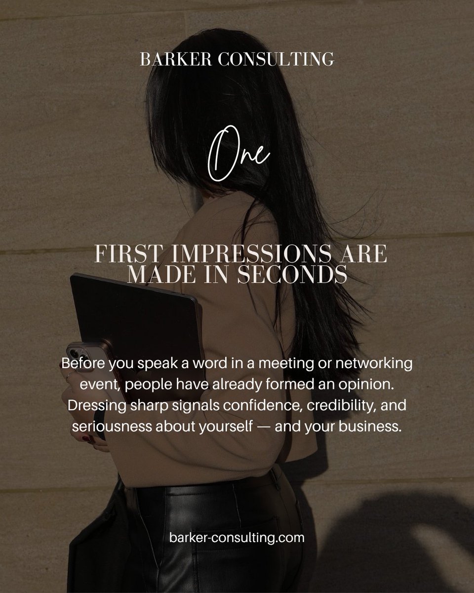 Barker_NYC's tweet photo. Your outfit speaks before you do. Make sure it's saying the right things.
-
#dressforsuccess #businessstyle #professionalimage https://t.co/PBsQDjqD31